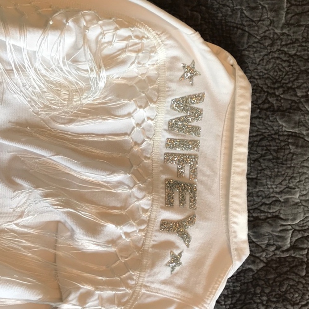 WIFEY jean jacket with frills